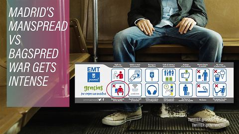 Madrid vs. manspreading: Are you guilty of this taboo?
