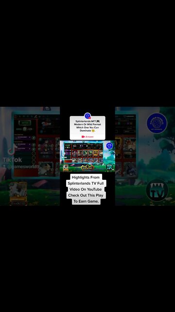 🎯 Splinterlands Tv Highlights 📺 #shorts