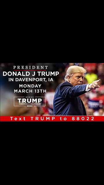 LIVE: President Donald J. Trump in Davenport, IA