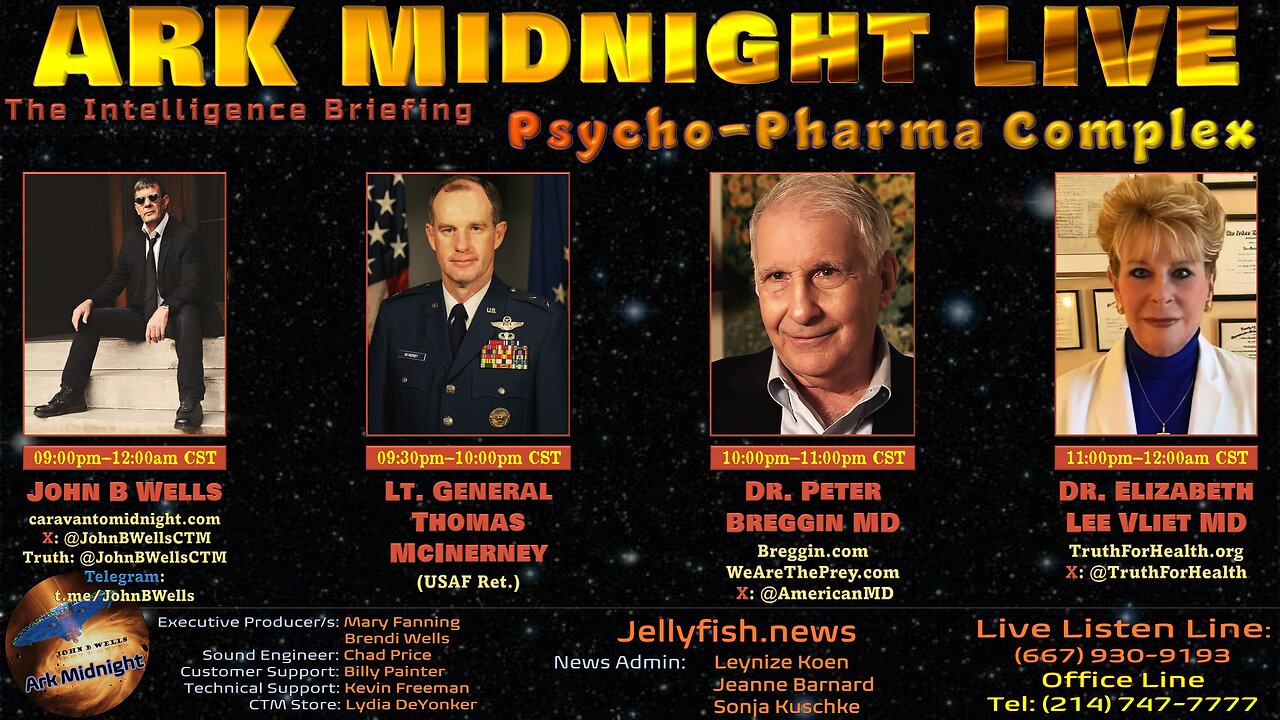 The Intelligence Briefing / Psycho-Pharma Complex - John B Wells LIVE