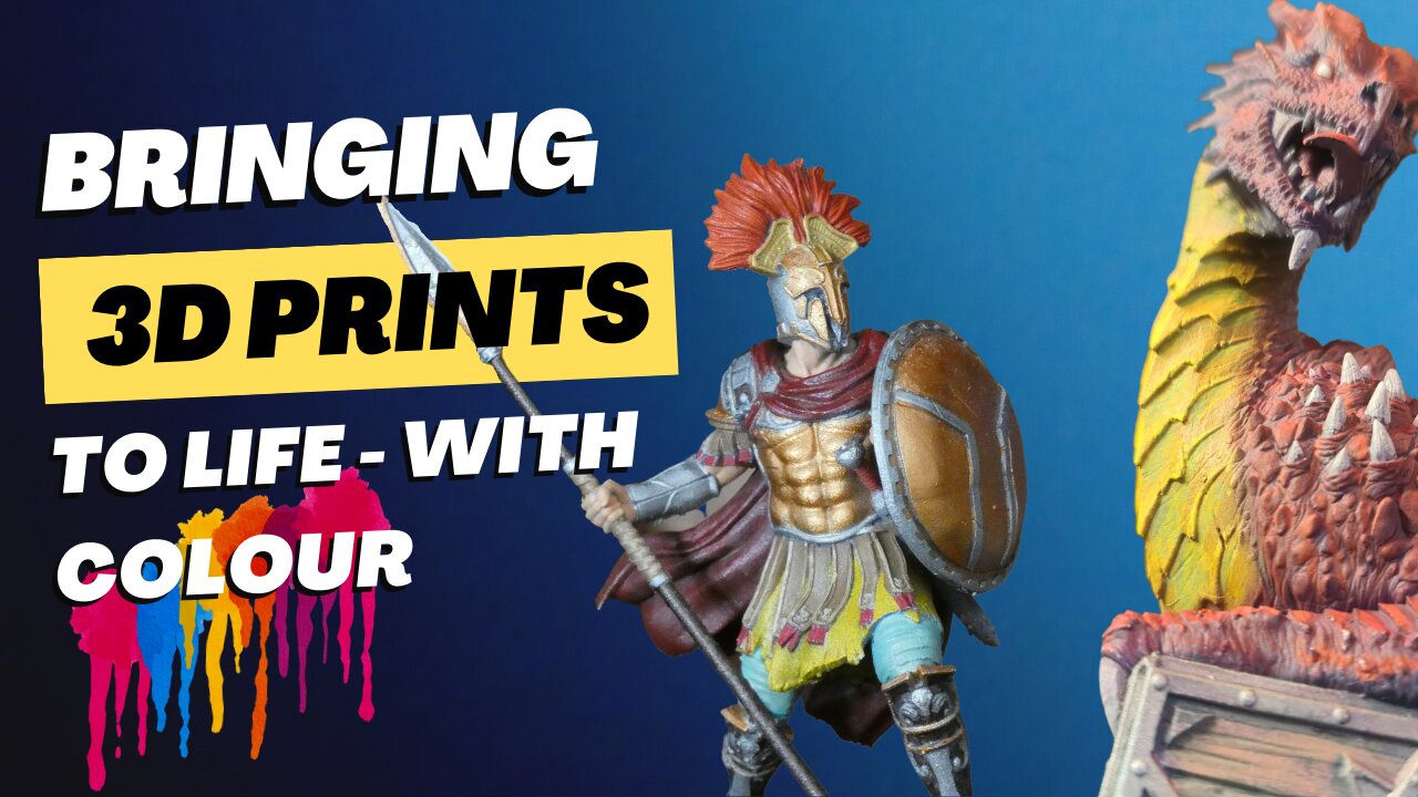 3D Print To Display Model - What you need to start painting