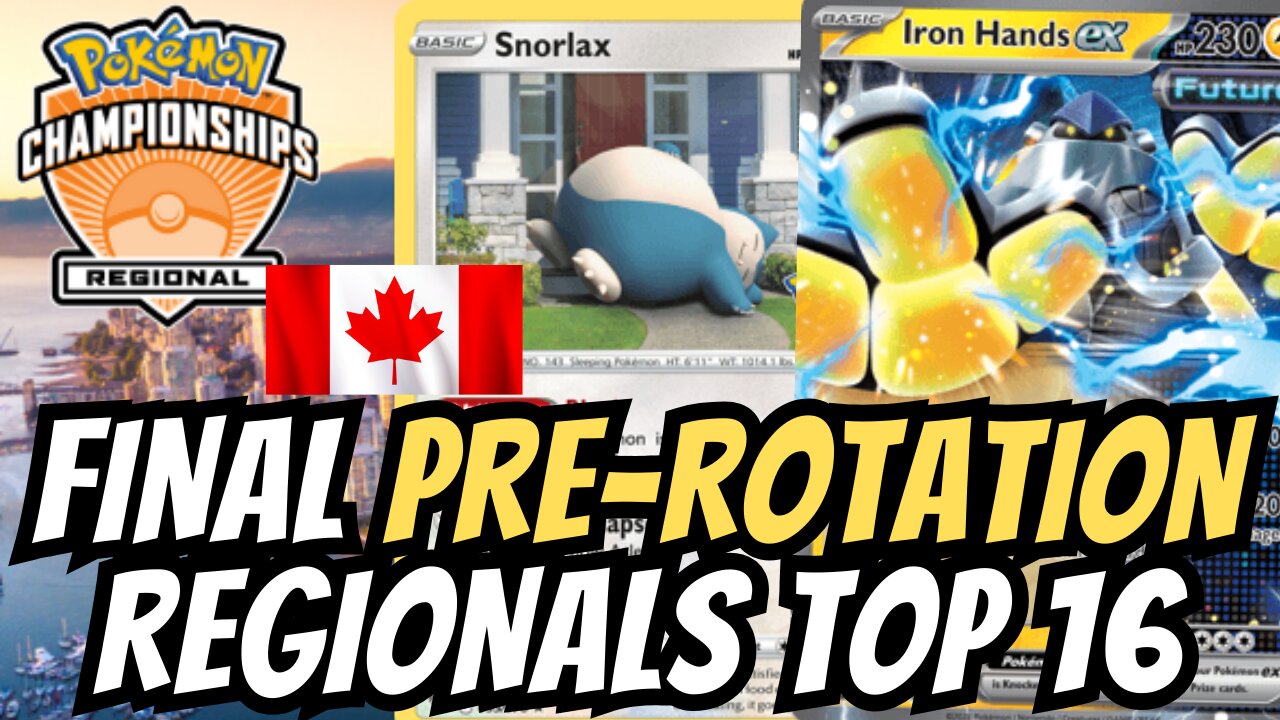 Pokemon TCG: Top 16 Decklists in Vancouver Regionals 950+ Players Tournament