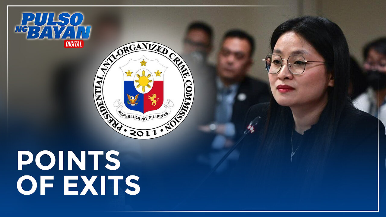 Tatlong posibleng 'points of exit' ni dismissed Mayor Alice Guo, tinitingnan ng PAOCC