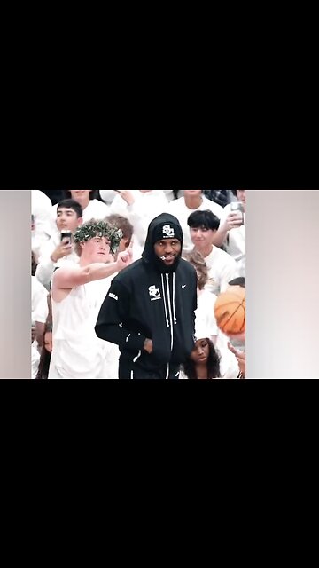 Lebron Gets Trolled By Teenager At A High School Basketball Game