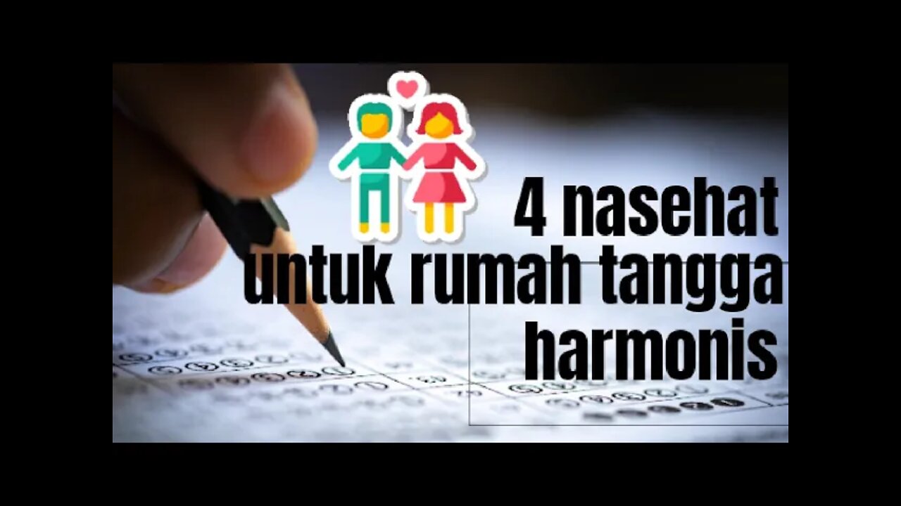 4 nasehat rumah tangga harmonis | suami, orang tua atau mertua ?