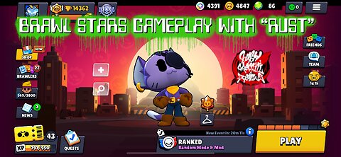Brawl Stars gameplay with Rust1 and some music