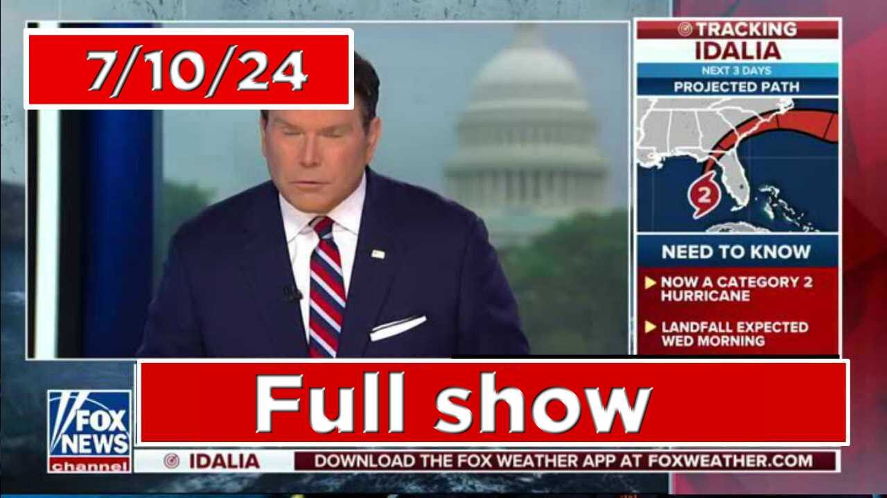 Special Report with Bret Baier 7/10/24 Full End Show | Fox Breaking News July 10 2024