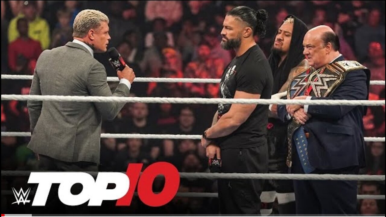 Top 10 Raw moments : WWE Top 10 , 20 March 2023