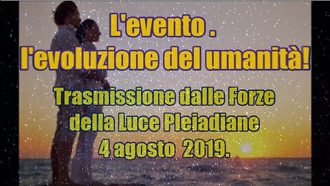 L'evento . l'evoluzione del umanità!
