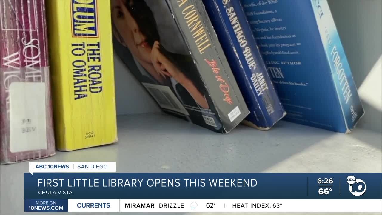 First little library opens in the South Bay Saturday