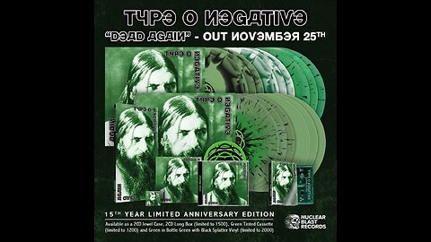 Type O Negative - Dead Again (Vinyl playthrough)