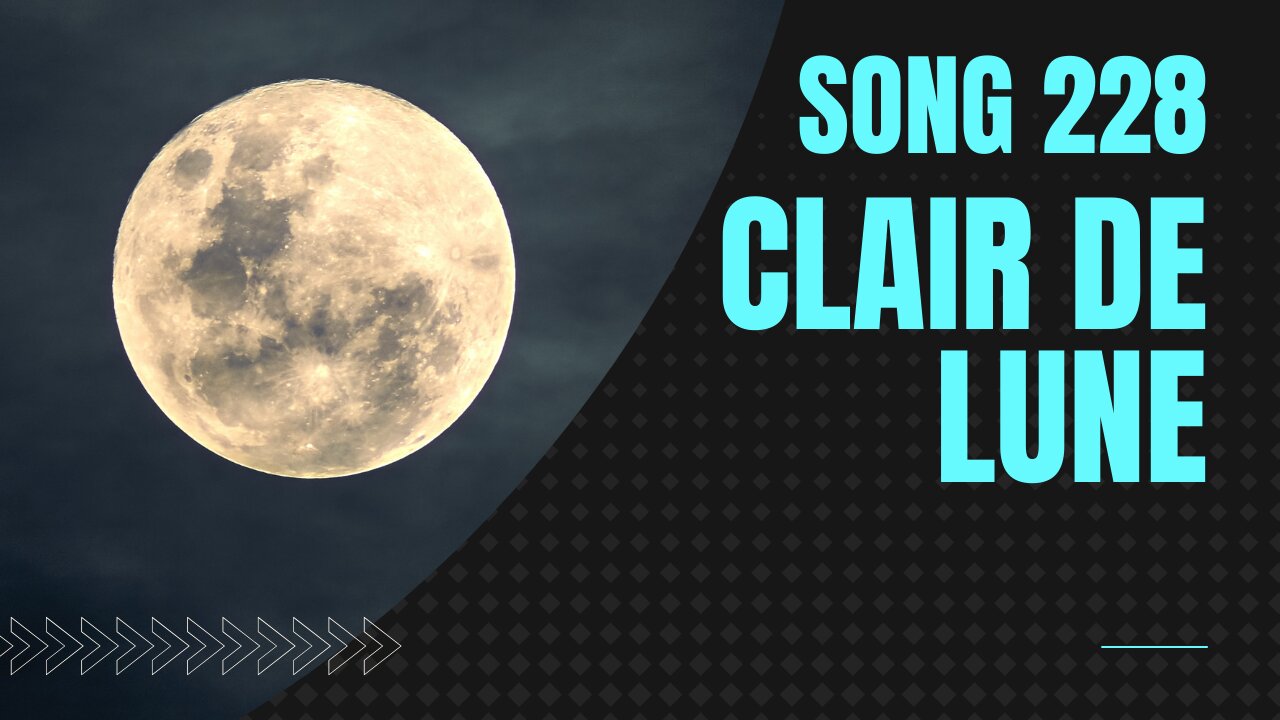 Clair de Lune by Claude Debussy (Song 228, piano, classical music)