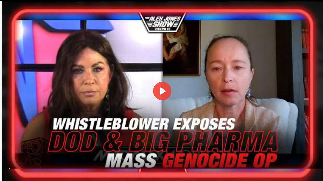 Big Pharma Whistleblower Exposes DOD and Big Pharma Mass Genocide Op on American Citizens