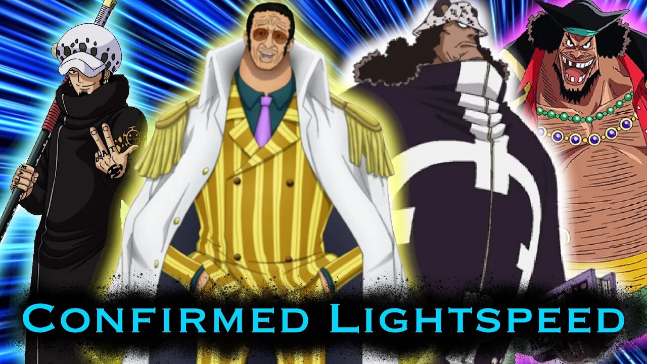 6 ONE PIECE characters CONFIRMED to be LIGHTSPEED or faster (One Piece Analysis and Calculations)