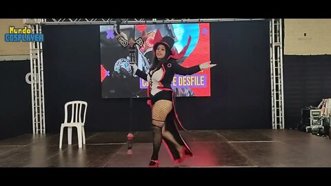 Apresentação Cosplay de Le Blanc, do jogo League of Legends no 25º Pira Anime Fest (2022)