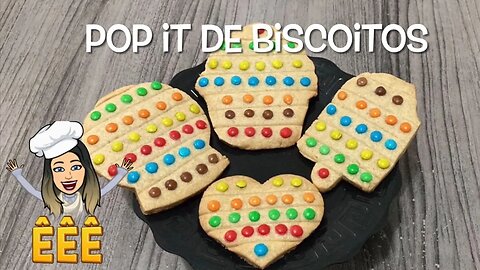 Pop It de Biscoitos para o Dia das Crianças - 2023