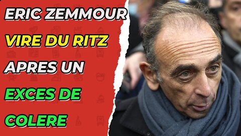 Éric Zemmour viré de la piscine du Ritz à cause de son comportement et d'un excès de colère