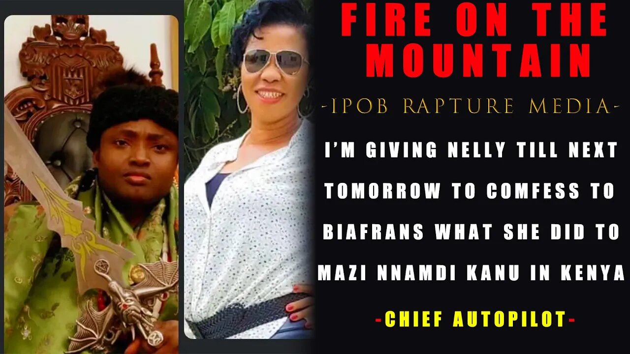 FIRE ON THE MOUNTAIN: An Ultimatum From The Chief Autopilot To The Iduu Queen.