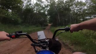 Riding Mini Bikes with Crash Gore Don ( TrailMaster Hurricane 200X )