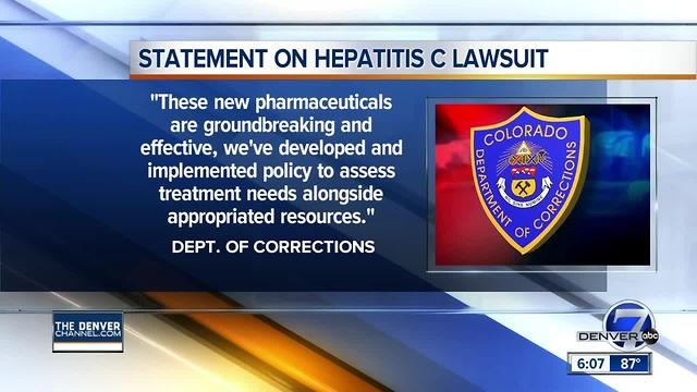 Lawsuit: By restricting life-saving Hepatitis treatments, Colorado prisons putting taxpayers on hook