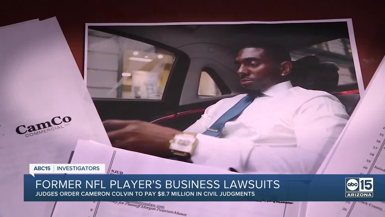 AZ employees, business partners say ex-NFL player owes them money