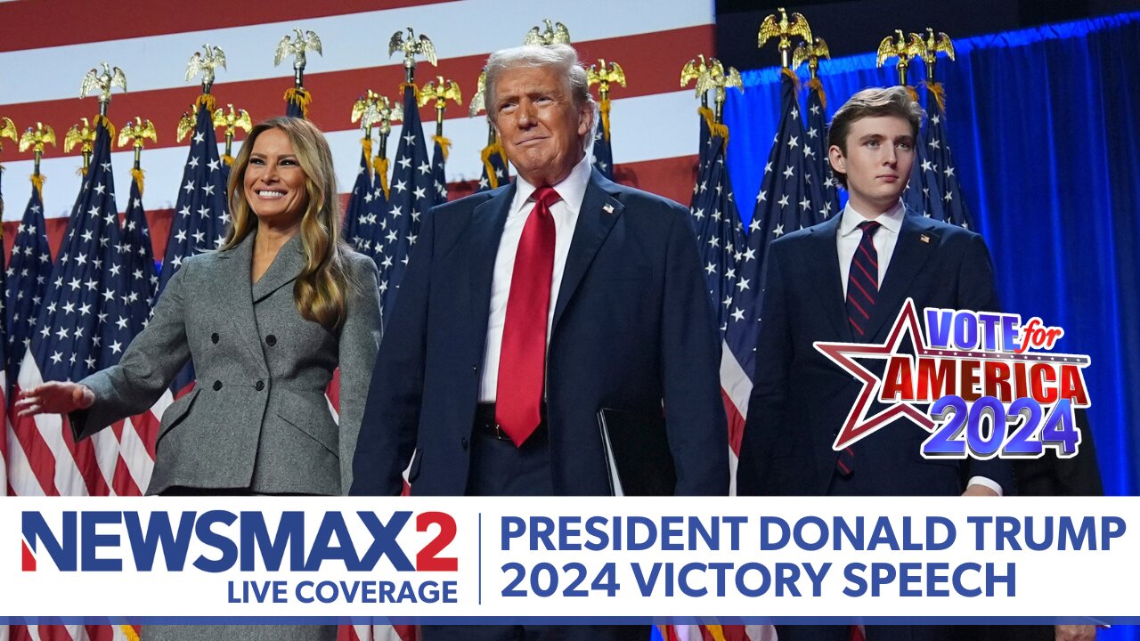 President Donald Trump 2024 Victory Speech | NEWSMAX Vote For America