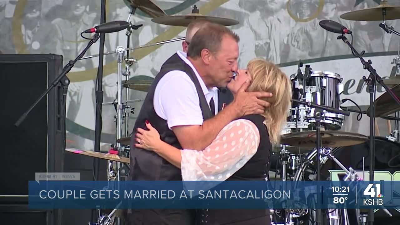 Couple gets married at Santacaligon