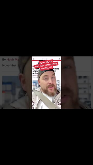 ELON MUSK 2ND RICHEST MAN IN THE WORLD - out earns Bill Gates - Will he out earn Jeff Bezos #shorts