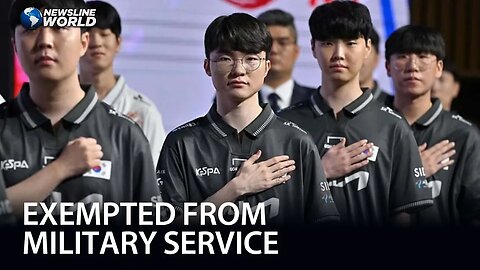 South Korea's league of legends team exempted from military service after winning gold