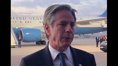 Short-timer US Secretary of State Blinken Making Promises as he SLAMS the Door