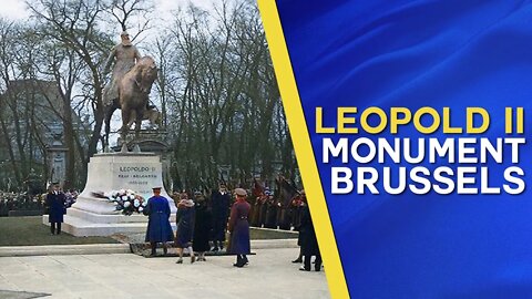 King Albert I unveils National Monument in Honor of King Leopold II of Belgium