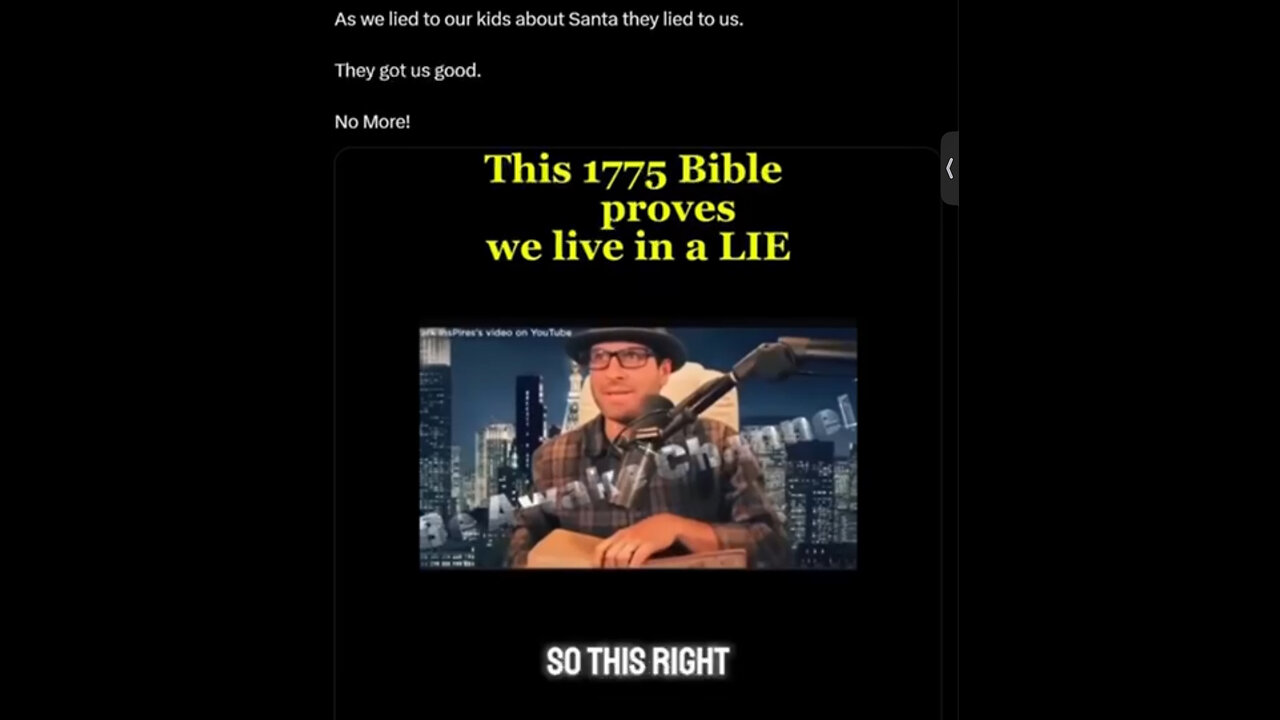 This 1775 Bible proves we live in a LIE