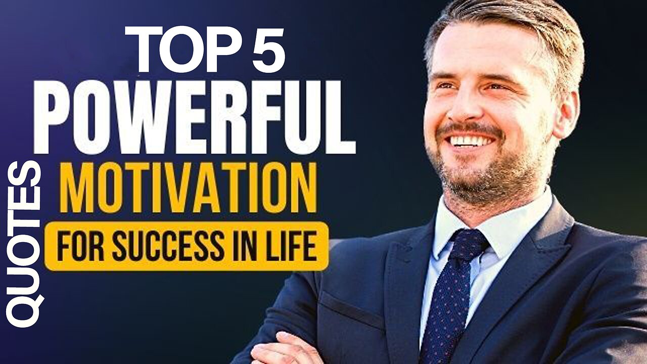 Top 5 Powerful motivation quotes | motivational video | Motiversity