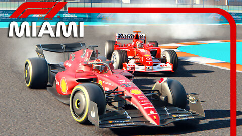 F1 2022 vs F1 2002 - Scuderia Ferrari | Miami GP | Assetto Corsa