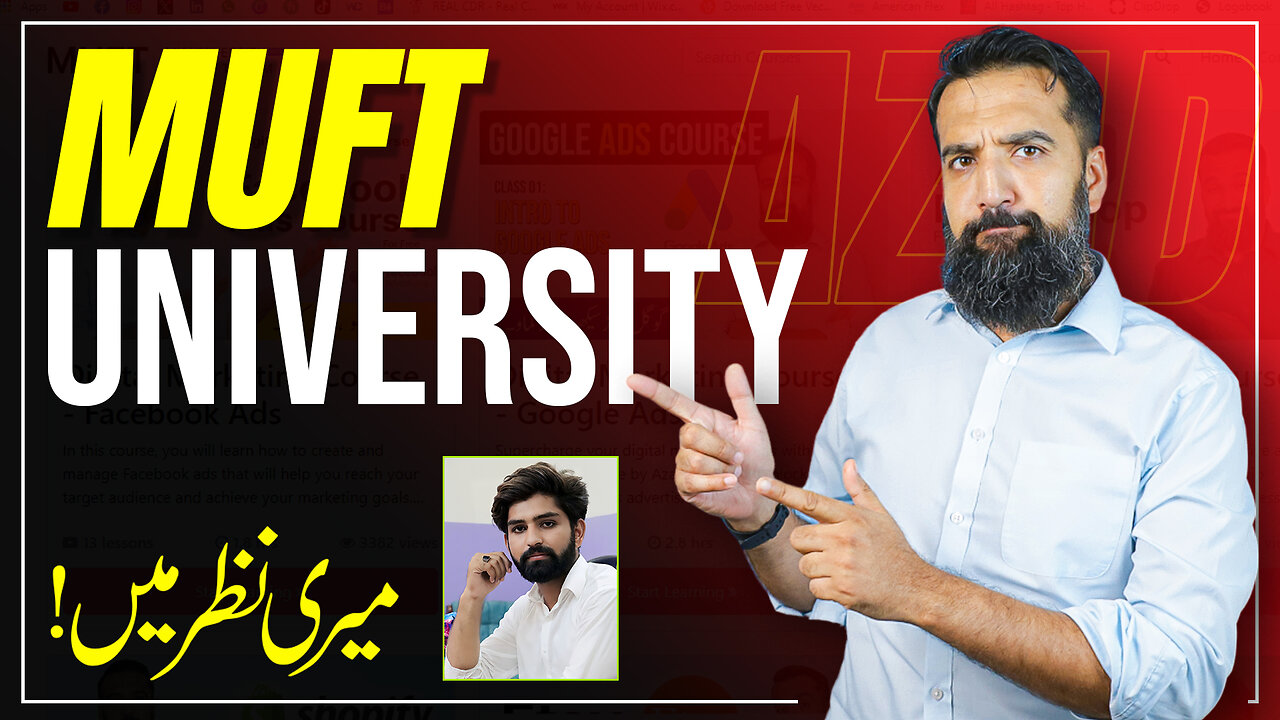 MUFT University Review | Azad Chaiwala New Website | Learn Digital Skills in Pakistan