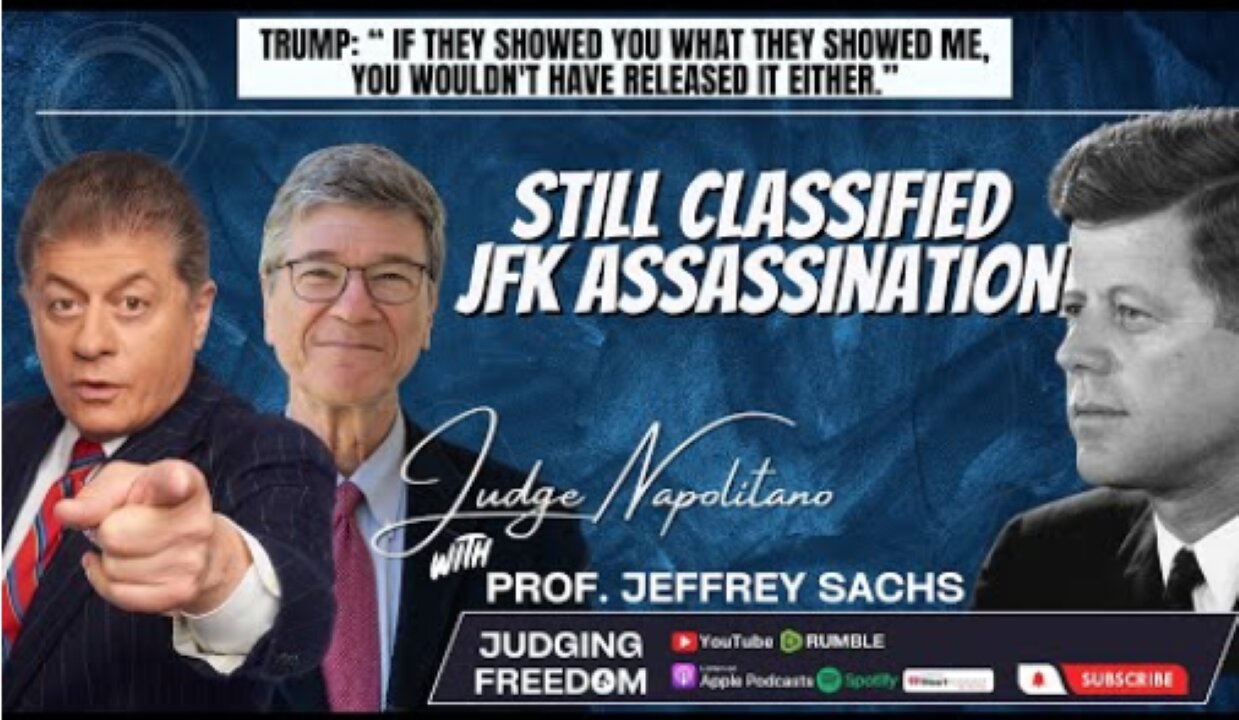 Napolitano to #Trump: ‘you promised you would release the records of the JFK assassination.’