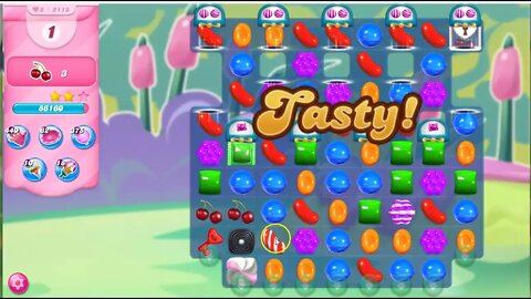 Candy Crush Level 2118 Talkthrough, 19 Moves 0 Boosters