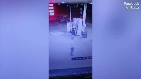 Video: Business owner shares video of thieves stealing from servo