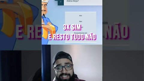 Respondi 3 Sim’s e o resto tudo não, pra ver o que Akinator acha