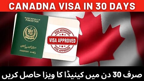 Canada Visit Visa in 30 Days | From Dream to Reality | How to Get Canada Visa