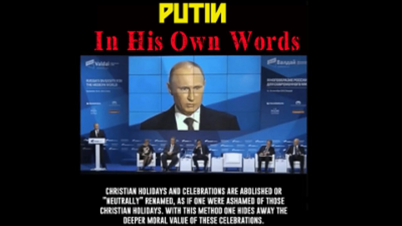 Vladimir in his own words ...