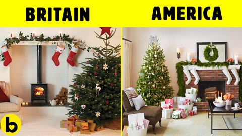 Christmas in USA & UK Is Different Even The Lights & Tree