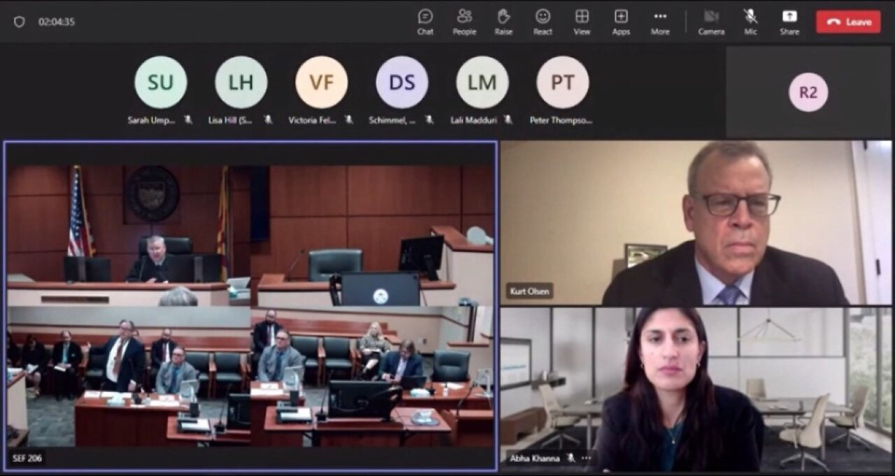 Monday's Lake v Hobbs Conference Hearing [Video]