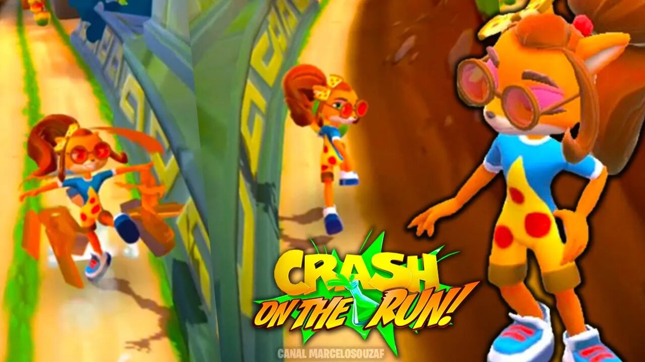 Crash On The Run | Coco Bandicoot Pizza Gameplay