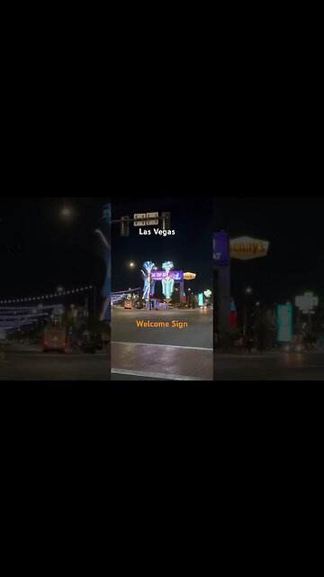 Welcome sign downtown Las Vegas showgirls
