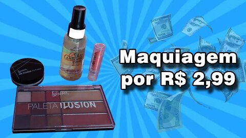 MAQUIAGEM POR R$ 2,99 (super barato)