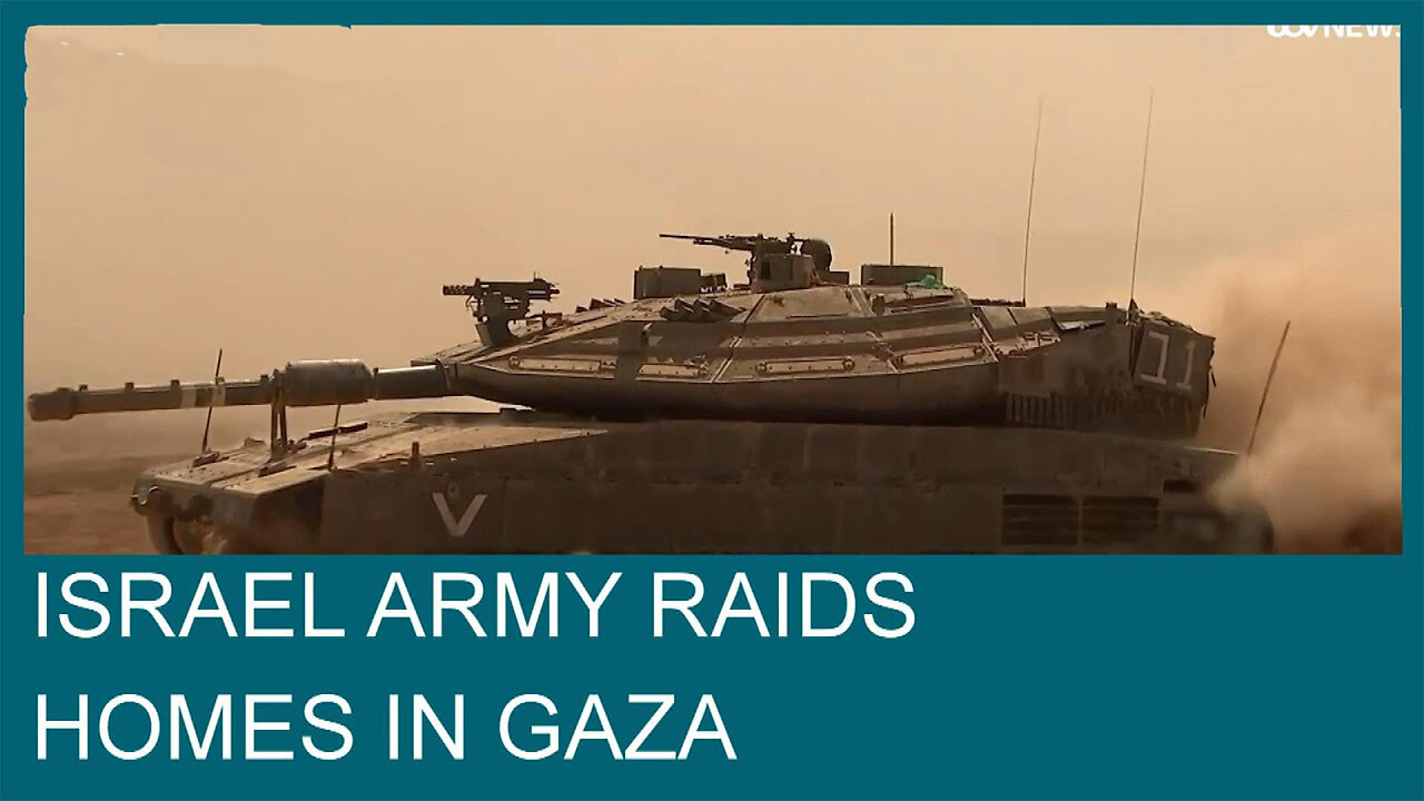 Israeli military said its ground troops raided homes in Gaza