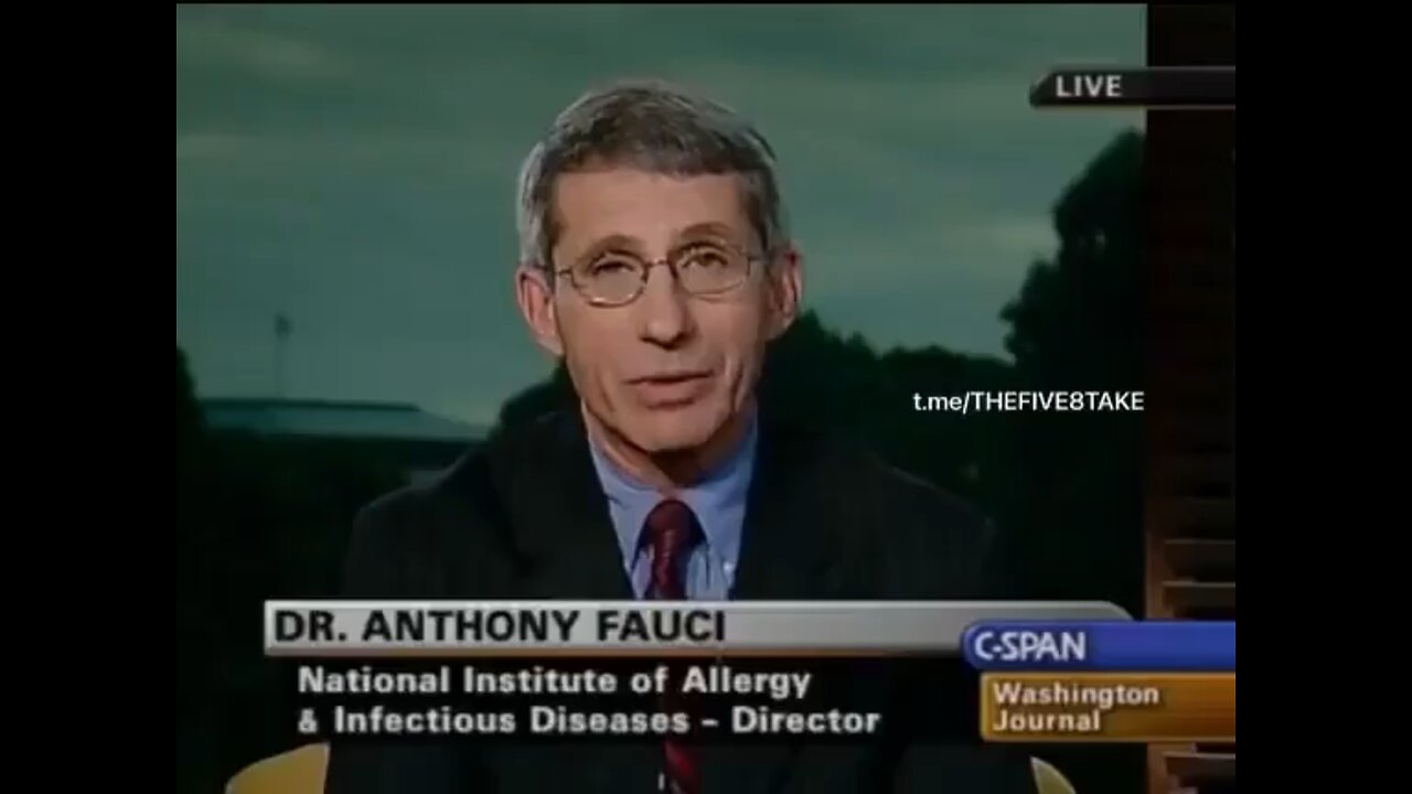 Once upon a time Anthony Fauci could tell the truth