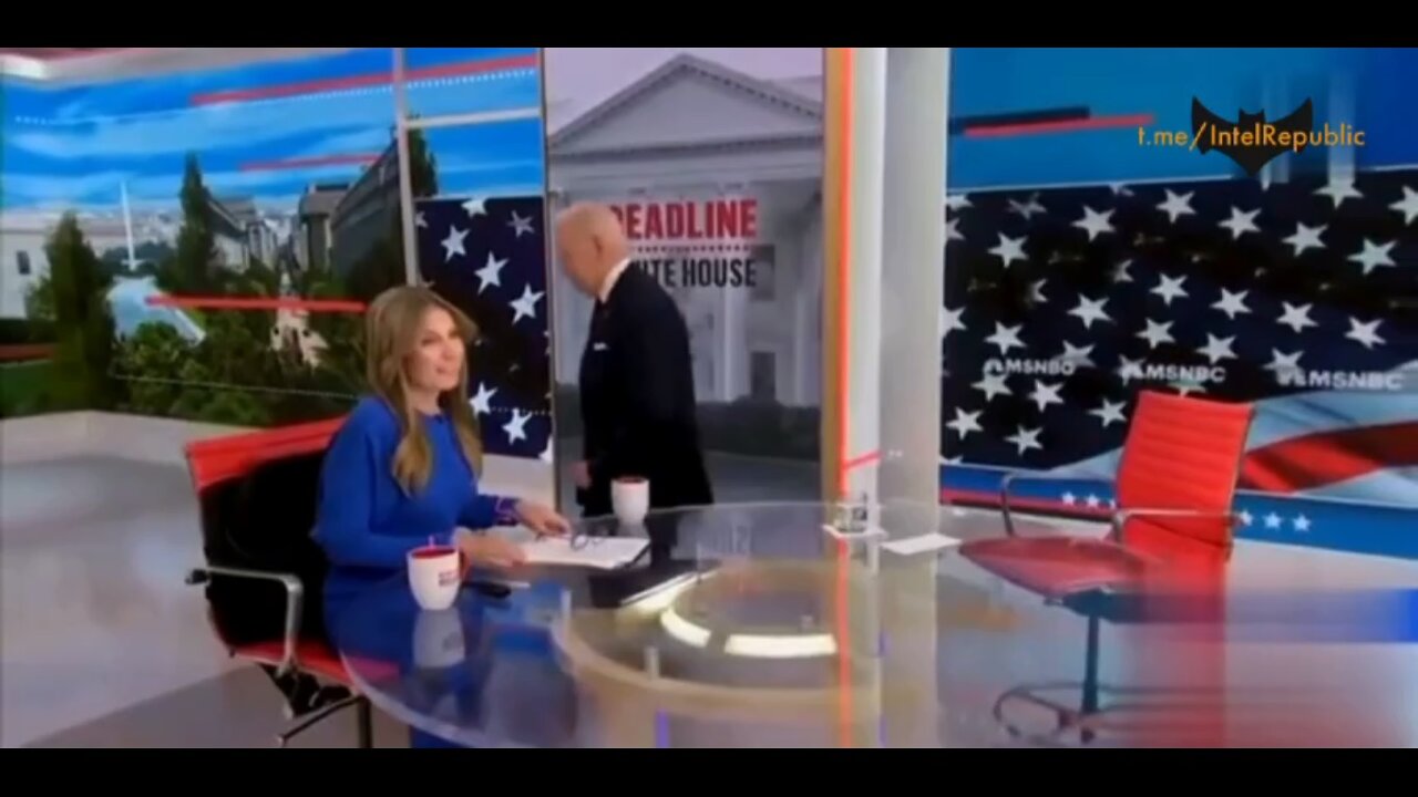 Biden On A Bidet Run? Or Does Someone Need To 'Wipe His Butt'?.... Up & Walks Out Mid Interview