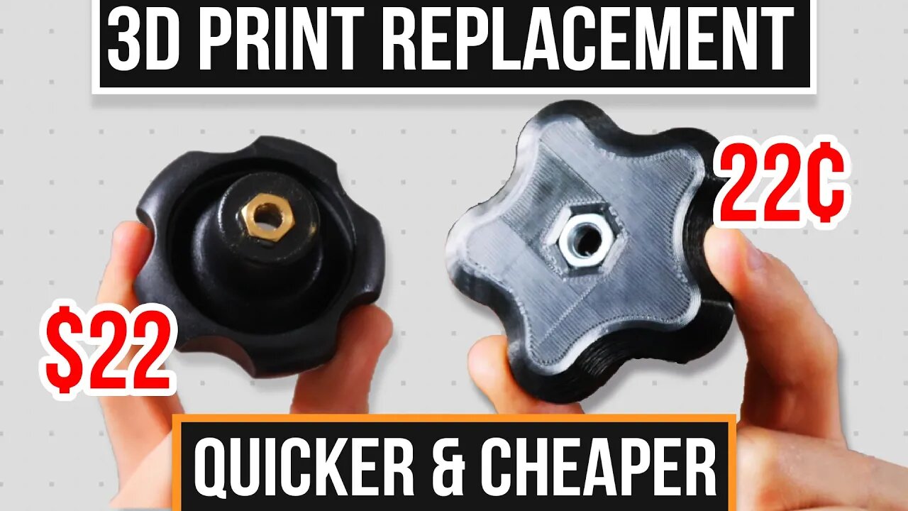 3D Printed Replacement Part Faster & Cheaper Than Buying It... Ender 3 S1